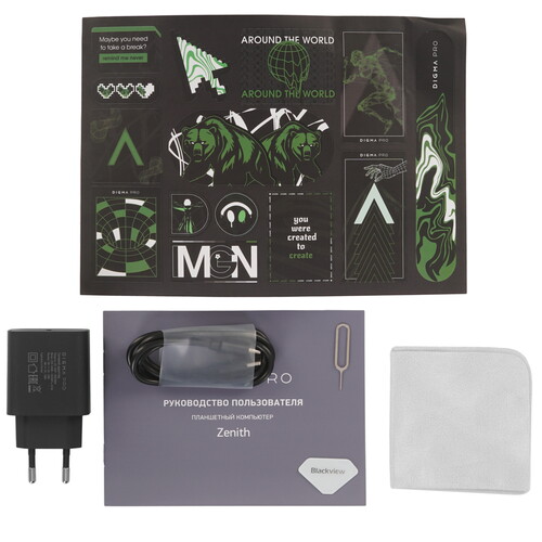 Купить 11" Планшет Digma Pro Zenith LTE 256 ГБ серый + стилус + чехол  9234582. Характеристики, отзывы и цены в Донецке