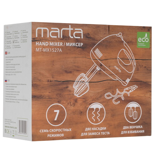 Купить Миксер MARTA MT-MX1527A розовый  9058488. Характеристики, отзывы и цены в Донецке