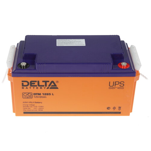 Купить Аккумуляторная батарея для ИБП Delta DTM 1265 L  1184907. Характеристики, отзывы и цены в Донецке