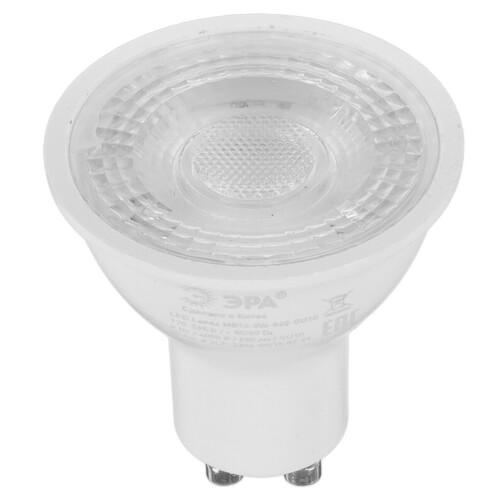 Купить Лампа светодиодная ЭРА LED Lense MR16-8W-840-GU10  5417716. Характеристики, отзывы и цены в Донецке
