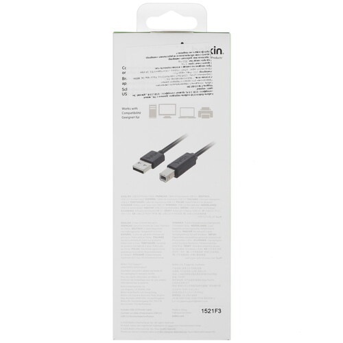Купить Кабель Belkin USB 2.0 Type-A - USB 2.0 Type-B  5605625. Характеристики, отзывы и цены в Донецке