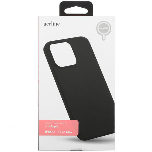 Купить Накладка  Aceline Liquid Silicone Magnet для Apple iPhone 15 Pro Max черный  5438843. Характеристики, отзывы и цены в Донецке