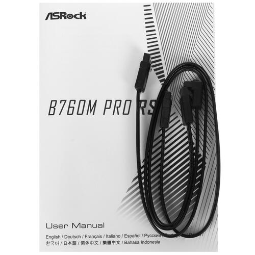 Купить Материнская плата ASRock B760M Pro RS  5094821. Характеристики, отзывы и цены в Донецке