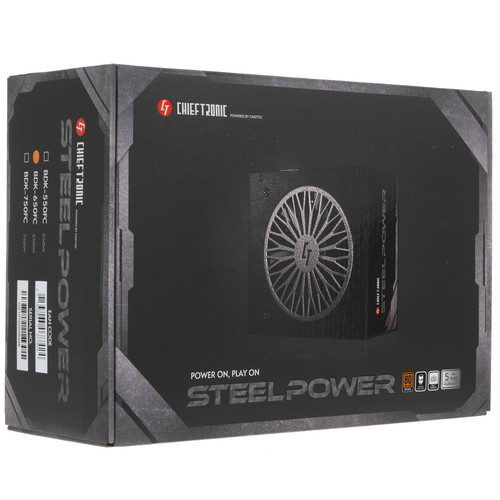 Купить Блок питания Chieftec SteelPower 650W [BDK-650FC] серый, черный  4880624. Характеристики, отзывы и цены в Донецке