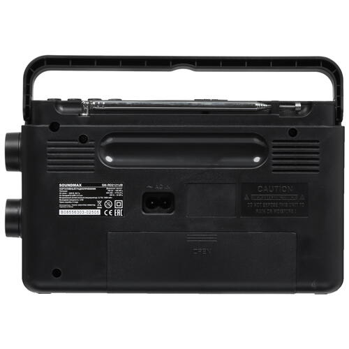 Купить Радиоприемник Soundmax SM-RD2121UB черный  9063224. Характеристики, отзывы и цены в Донецке