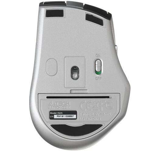 Купить Мышь беспроводная A4Tech Fstyler FG35  серый  8164173. Характеристики, отзывы и цены в Донецке