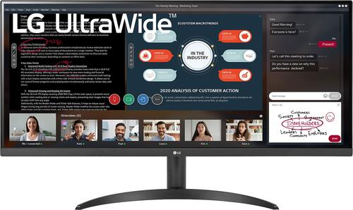 Купить 34" Монитор LG 34WP500-B черный  5412639. Характеристики, отзывы и цены в Донецке