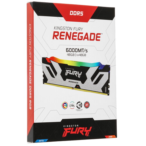 Купить Оперативная память Kingston FURY Renegade Silver RGB  5436204. Характеристики, отзывы и цены в Донецке