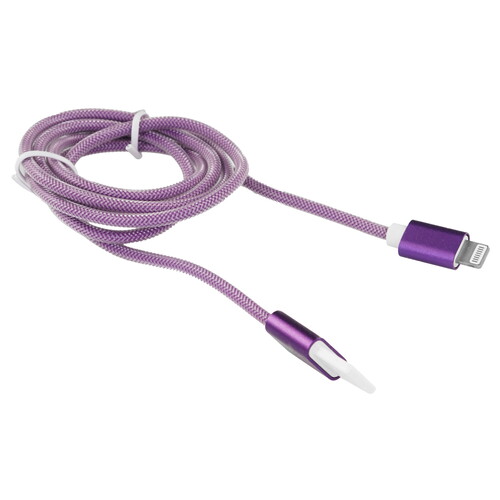 Купить Кабель круглый Cablexpert Lightning 8-pin - USB 2.0 Type-A фиолетовый 1 м  9196235. Характеристики, отзывы и цены в Донецке