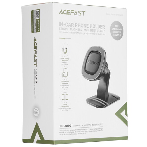 Купить Держатель автомобильный ACEFAST D51 черный  9258653. Характеристики, отзывы и цены в Донецке