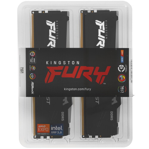 Купить Оперативная память Kingston FURY Beast Black RGB  5617412. Характеристики, отзывы и цены в Донецке
