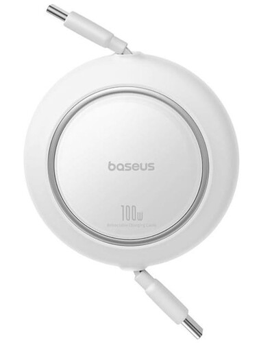Купить Кабель автосмотка Baseus USB Type-C - USB Type-C белый 2 м  5627799. Характеристики, отзывы и цены в Донецке