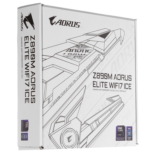 Купить Материнская плата GIGABYTE Z890M AORUS ELITE WIFI7 ICE  5618743. Характеристики, отзывы и цены в Донецке