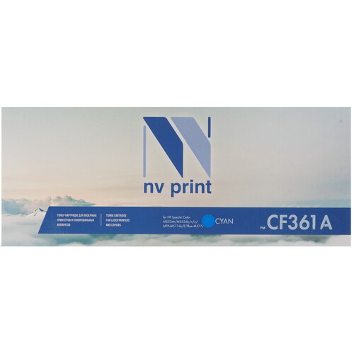 Купить Картридж лазерный NV Print CF361A голубой, с чипом  7975865. Характеристики, отзывы и цены в Донецке