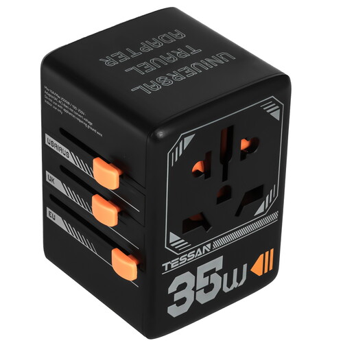 Купить Сетевой фильтр Tessan TS-WTA-02 черный  9133319. Характеристики, отзывы и цены в Донецке