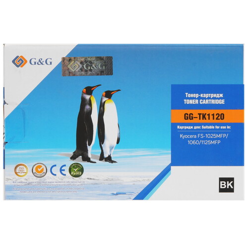 Купить Картридж лазерный G&G GG-TK1120 черный  9926155. Характеристики, отзывы и цены в Донецке