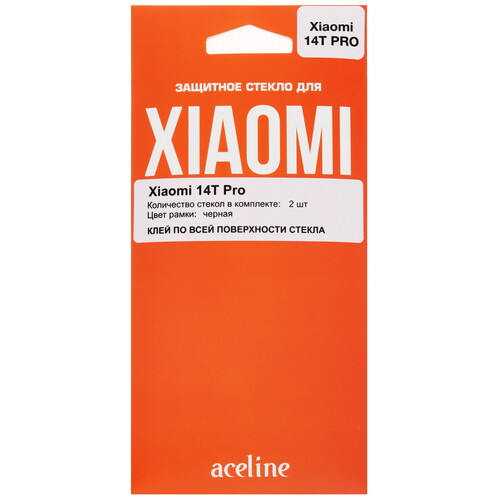 Купить Защитное стекло Aceline для экрана Xiaomi 14T/ 14T Pro/ POCO X7 Pro  5477985. Характеристики, отзывы и цены в Донецке