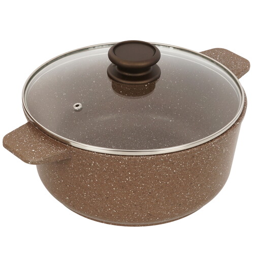 Купить Кастрюля MAUNFELD CARMEL 4 л 24 см коричневый  9232413. Характеристики, отзывы и цены в Донецке