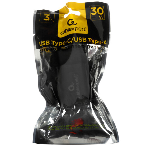 Купить Сетевое зарядное устройство Cablexpert MP3A-PC-43 черный  9064742. Характеристики, отзывы и цены в Донецке