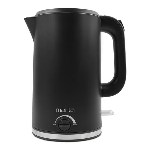 Купить Электрочайник MARTA MT-4557 черный  8192006. Характеристики, отзывы и цены в Донецке