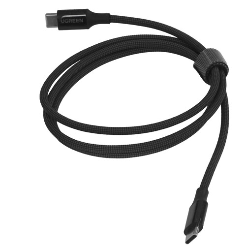 Купить Кабель круглый Ugreen USB Type-C - USB Type-C черный 1 м  5624652. Характеристики, отзывы и цены в Донецке