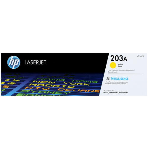 Купить Картридж лазерный HP 203A (CF542A) желтый, с чипом  1163539. Характеристики, отзывы и цены в Донецке