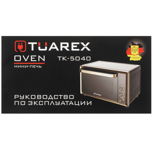 Купить Мини-печь Tuarex TK-5040 черный  9034355. Характеристики, отзывы и цены в Донецке