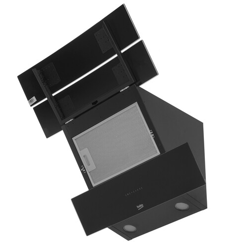 Купить Вытяжка наклонная Beko HCA 62640 B черный/черный  8164110. Характеристики, отзывы и цены в Донецке
