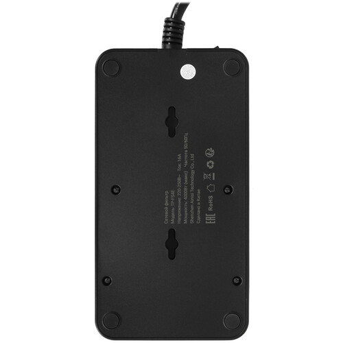 Купить Сетевой фильтр AGNI TP-FS4E черный  9289283. Характеристики, отзывы и цены в Донецке