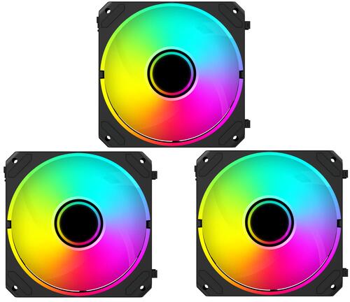 Купить Комплект вентиляторов ARDOR GAMING Mistral PRO YH120 ELIK ARGB  черный  5437415. Характеристики, отзывы и цены в Донецке