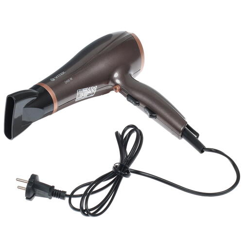 Купить Фен Vitek VT-8211 BK коричневый  1252280. Характеристики, отзывы и цены в Донецке