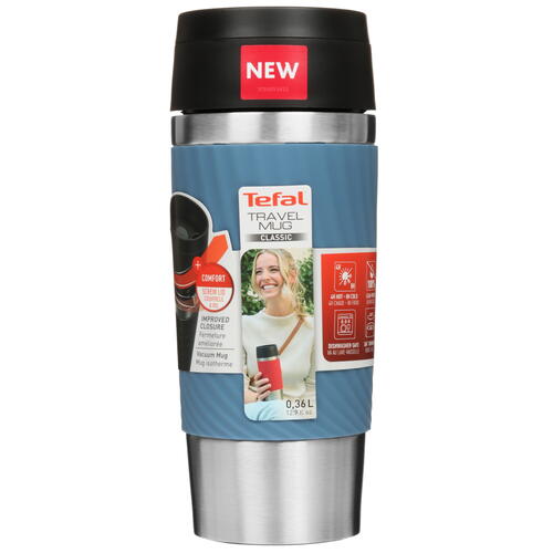 Купить Термокружка Tefal Classic Twist N2024510 синий  5464243. Характеристики, отзывы и цены в Донецке
