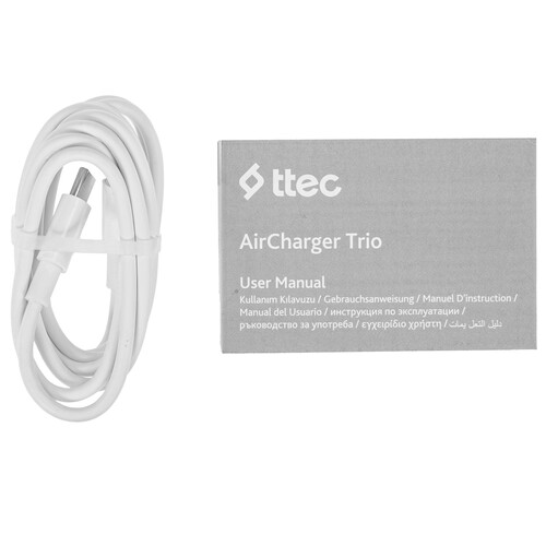 Купить Беспроводное зарядное устройство TTEC AirCharger Trio белый  9157889. Характеристики, отзывы и цены в Донецке