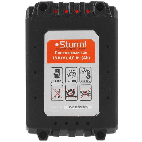 Купить Аккумулятор Sturm! SBP1804 1BatterySystem 18V  5370925. Характеристики, отзывы и цены в Донецке