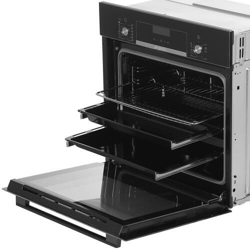 Купить Электрический духовой шкаф Bosch HIJ517YB0R черный  4801430. Характеристики, отзывы и цены в Донецке
