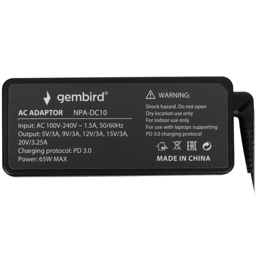 Купить Адаптер питания сетевой Gembird NPA-DC10  5617444. Характеристики, отзывы и цены в Донецке