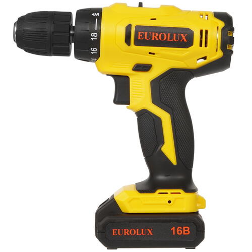 Купить Дрель-шуруповерт Eurolux ДА-16/2Li  9070129. Характеристики, отзывы и цены в Донецке