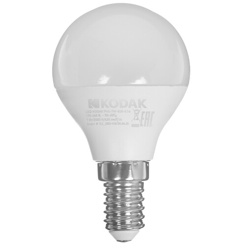 Купить Комплект светодиодных ламп Kodak P45-7W-830-E14  9305927. Характеристики, отзывы и цены в Донецке