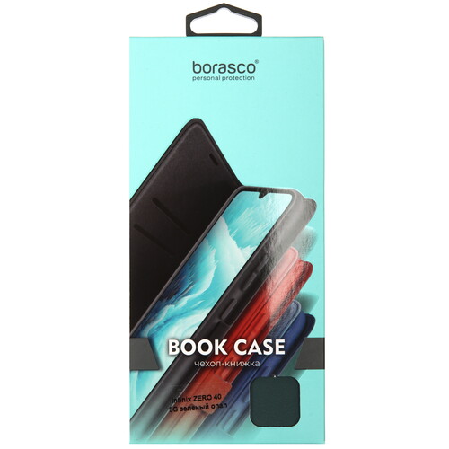 Купить Чехол-книжка  BoraSCO Book Case для Infinix ZERO 40 5G зеленый  5489223. Характеристики, отзывы и цены в Донецке