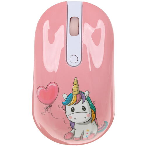 Купить Мышь+коврик беспроводная DEXP WM-201WU Unicorn  розовый  1387750. Характеристики, отзывы и цены в Донецке