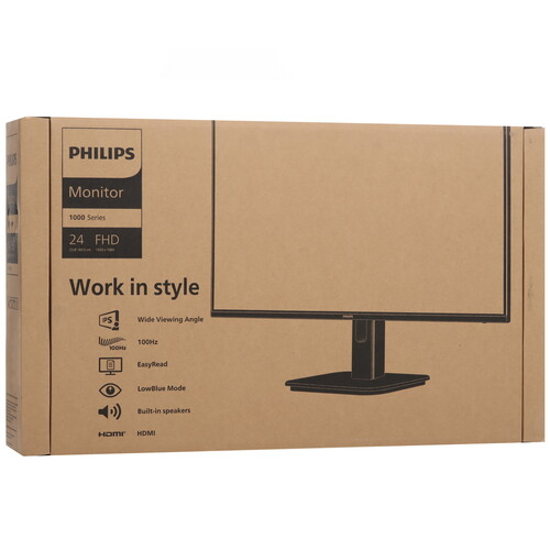 Купить 23.8" Монитор Philips 24E1N1100A/01 черный  5459856. Характеристики, отзывы и цены в Донецке
