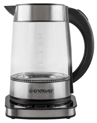 Купить Электрочайник Endever Skyline KR-367G серебристый  9050704. Характеристики, отзывы и цены в Донецке