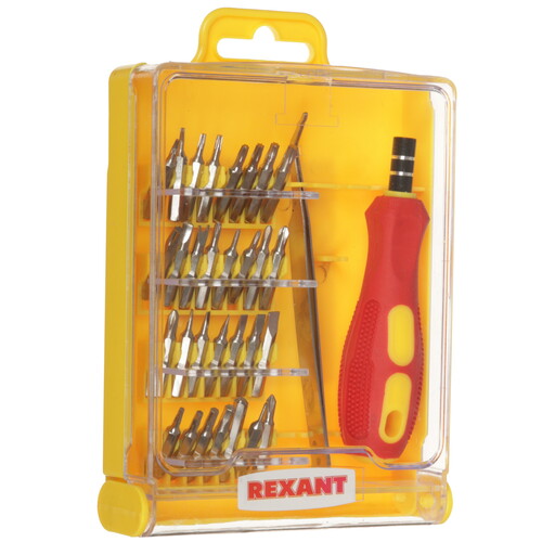 Купить Отвертка с набором насадок Rexant  8138928. Характеристики, отзывы и цены в Донецке