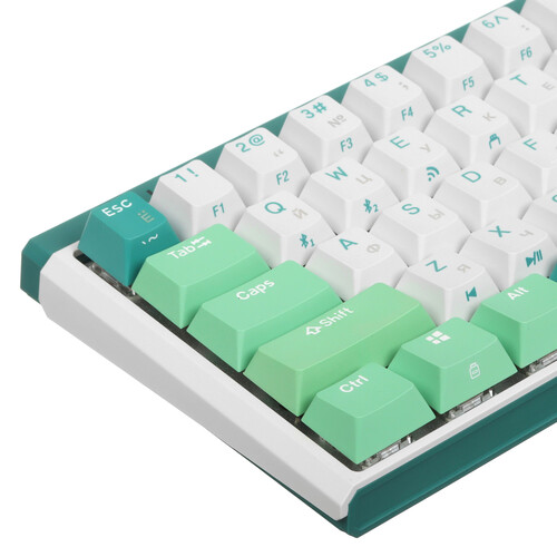 Купить Клавиатура проводная + беспроводная Durgod K330w Plus Mint  5449872. Характеристики, отзывы и цены в Донецке