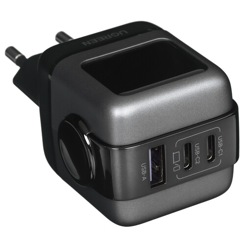 Купить Сетевое зарядное устройство Ugreen CD361 серый  5454121. Характеристики, отзывы и цены в Донецке