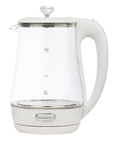 Купить Электрочайник Energy E-207 белый  9088436. Характеристики, отзывы и цены в Донецке