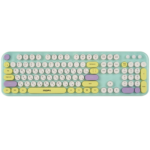 Купить Клавиатура+мышь беспроводная   MOFii SMK-693M2AG зеленый  9241074. Характеристики, отзывы и цены в Донецке