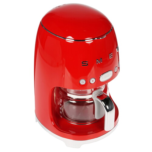 Купить Кофеварка капельная SMEG DCF02RDEU красный  5313375. Характеристики, отзывы и цены в Донецке