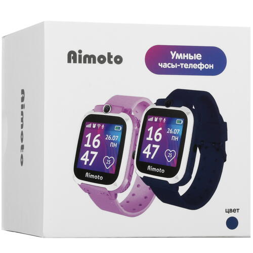 Купить Детские часы Кнопка Жизни Aimoto Element синий  4888064. Характеристики, отзывы и цены в Донецке