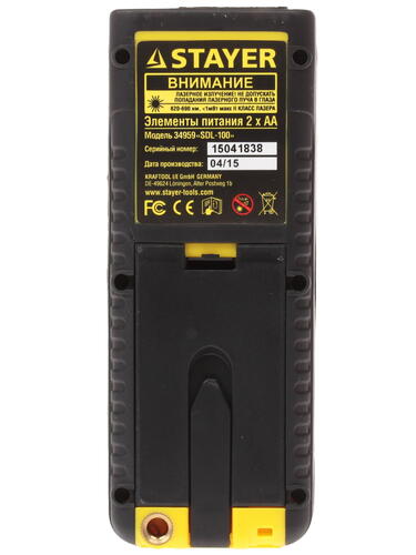 Купить Лазерный дальномер Stayer SDL-100  1065867. Характеристики, отзывы и цены в Донецке